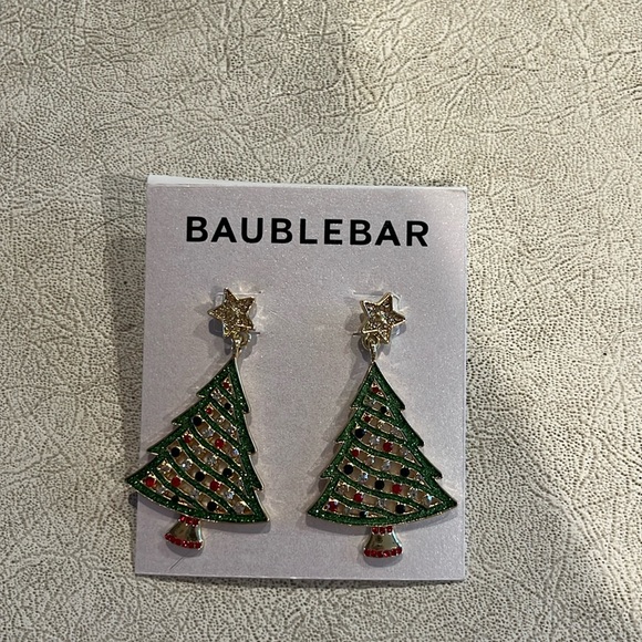 Baubelbar Christmas tree earrings brand new - Picture 1 of 1